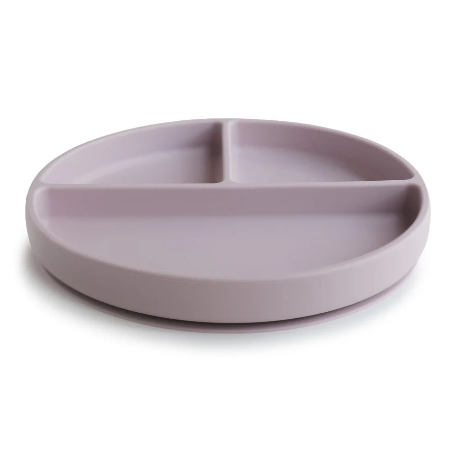 Prato de Silicone com Sucção - Lilás