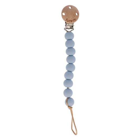 Prende-Chupetas Silicone - Azul