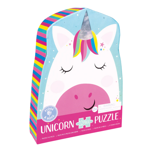 Floss & Rock – Puzzle 12 Peças - Unicorn