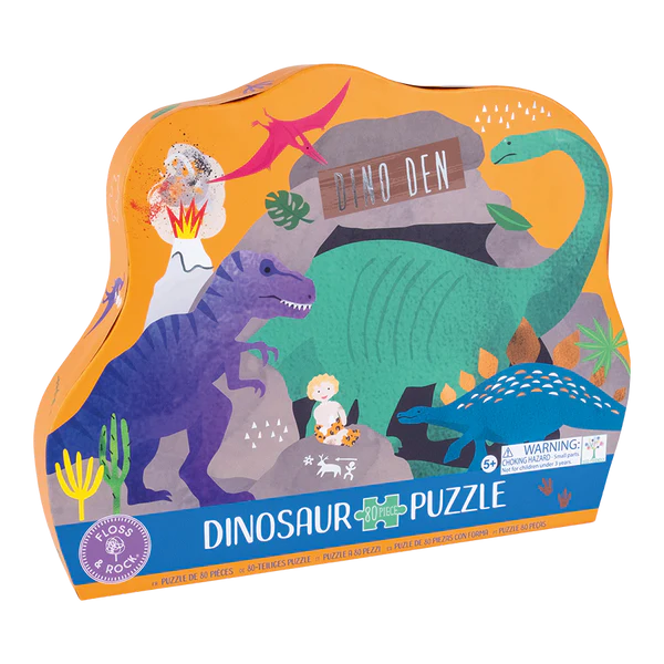 Puzzle Dinossauro 80 pcs
