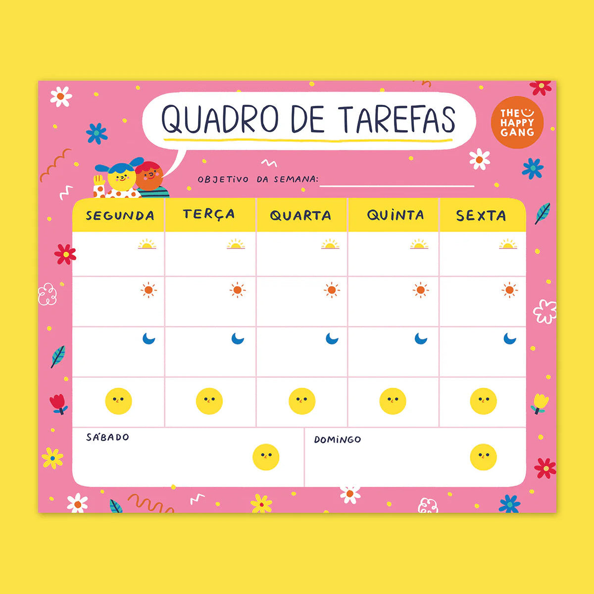 Quadro de Tarefas Magnético