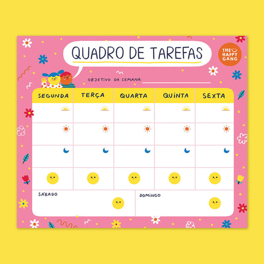 Quadro de Tarefas Magnético
