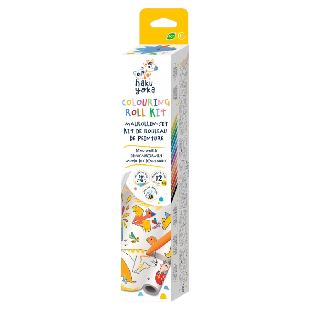 Colouring Roll Kit - Dinossauros