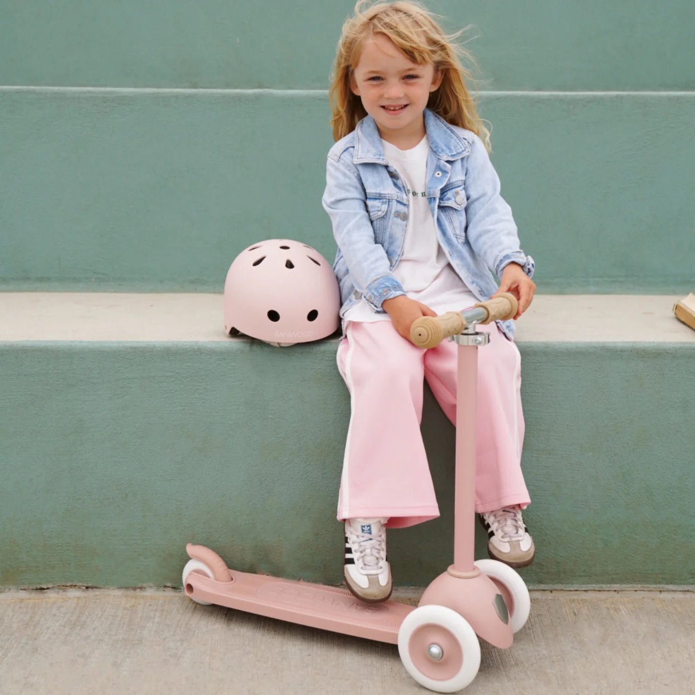 Trotinete ECO Banwood - Dusty Rose