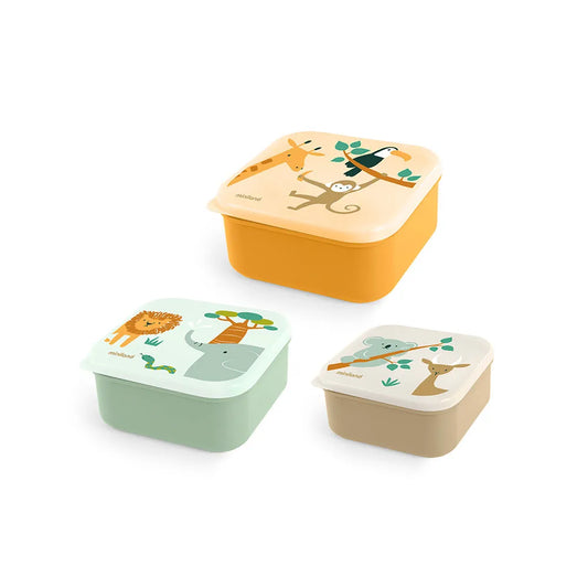 Conjunto de Snack Boxes - Jungle