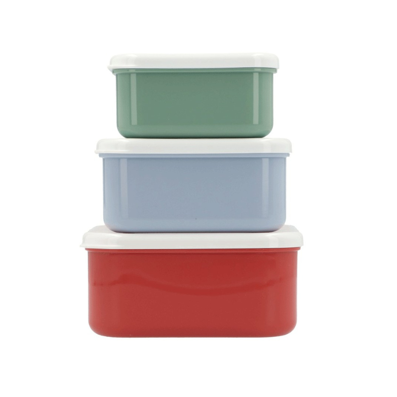 Set 3 Caixas de Almoço - 230/350/500ml - Little Red