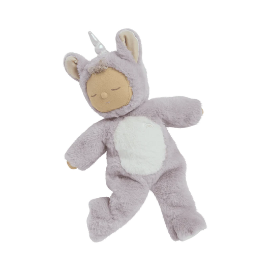 Boneco Dinkum Cozy Unicorns - Lilás