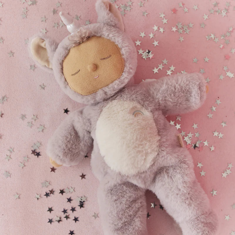 Boneco Dinkum Cozy Unicorns - Lilás