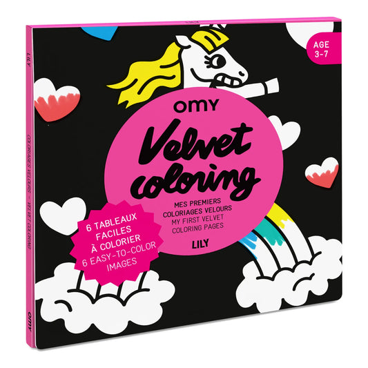 Livro de Veludo para Colorir - Lily